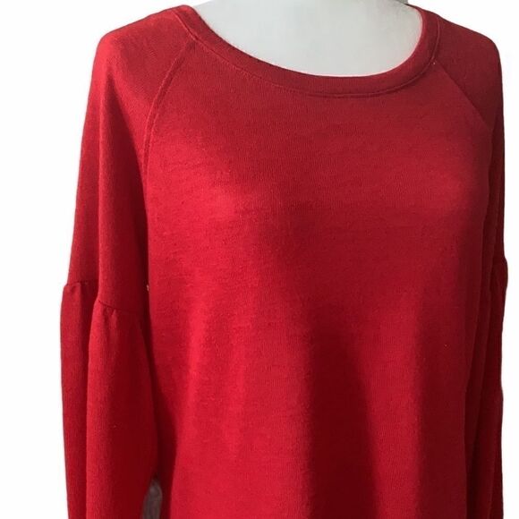 Sanctuary Slouchy Red Oversized Sweater Medium - Picture 3 of 9